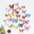 thumbnail image 5 of 24 Pcs Butterfly Wall Decor,3D Butterflies Stickers,Plastic Artificial Magnetic Butterfly Decor,Butterfly Wall Decals,Realistic Plastic Butterfly Wall Stickers,Removable Home Decor,Mixed 24 PCS, 5 of 8