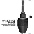 thumbnail image 2 of 4PCS Drill Chuck Quick Change Adapter Mini 3-Jaw Drill Chuck Screwdriver Adapter Electric Drill Con, 2 of 5