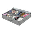 thumbnail image 4 of Organisateur de Rangement de Chaussures sous le Lit, Non Tissé Stable de Grande Capacité Lin Gris sous le Bac de Rangement de Lit pour la Maison, 4 of 8
