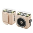 thumbnail image 2 of Altavoz Bluetooth portátil con parte trasera magnética, luz nocturna y ranura para tarjeta micro SD para uso doméstico, exterior y cocina, 2 of 3