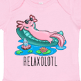 thumbnail image 4 of Inktastic Relaxolotl- Cute Axolotl on Summer Vacation Boys or Girls Baby Bodysuit, 4 of 5