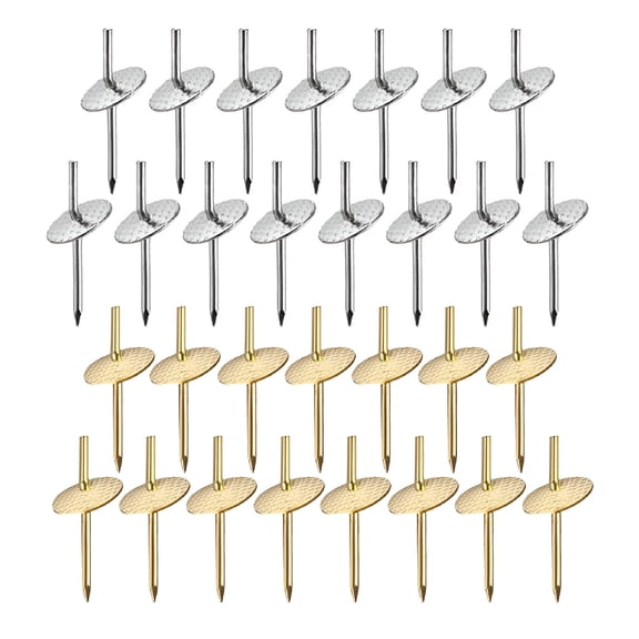 LAMIRO 30pcs Picture Hangers Iron Nail Hooks Photo Hanging Nails Drywall Hook Hangers