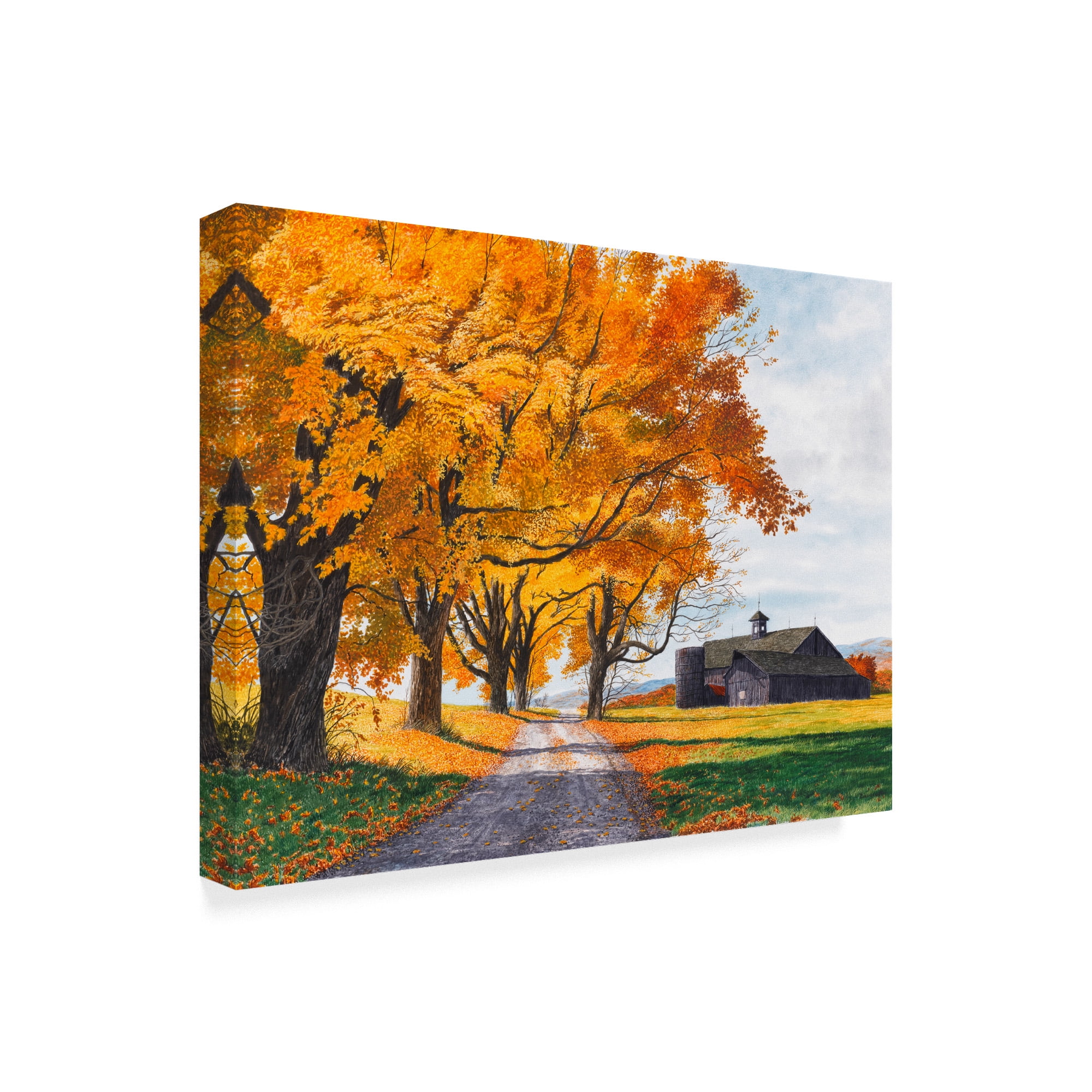 Trademark Fine Art 'Golden Maples' Canvas Art by Michael Davidoff