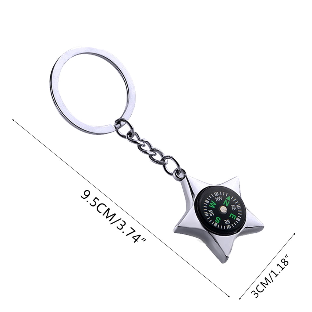 5/PCS Mini Survival Compass Camping Pocket Navigator Keychain Keytag For bags 5/PCS Mini Survival Compass Camping Pocket Navigator Keychain Keytag For bags