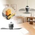 thumbnail image 1 of Rechargeable USB Ceiling Fan: Compact Portable USB Powered Desk Fan with Quiet and Adjustable Head for Personal on Desk Or Nightstand, 1 of 7