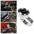 thumbnail image 2 of Reloj para manillar de motocicleta, esfera resistente al agua, 22-25 mm, reloj para manillar de motocicleta, reloj para montaje en manillar, estética elegante, 2 of 4