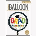 thumbnail image 2 of Foil "Congrats Grad" Graduation Balloon, 18in, 2 of 2