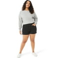 thumbnail image 6 of Free Assembly Women’s Rolled Cuff Jean Shorts, 4” Inseam, Sizes 0-22, 6 of 7
