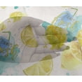 thumbnail image 4 of oneOone Viscose Chiffon Yellow Fabric Texture & Lemon Watercolor Sewing Craft Projects Fabric Prints By Yard 42 Inch Wide, 4 of 4