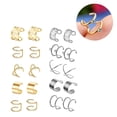 thumbnail image 3 of Sonducket 10 pares de clips para los oídos, juegos de gotas para los oídos de acero inoxidable, clips de cartílago de aleación no perforantes unisex, Ropa, zapatos y accesorios Miscelánea No1, 3 of 8