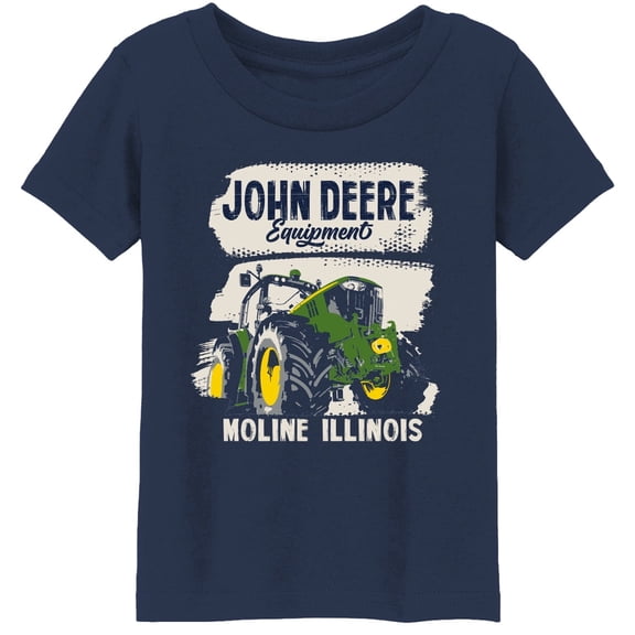 Product image John Deere Toddler Paint Stripes SS Tee in Navy