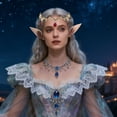 thumbnail image 4 of Exquisite Festival Headpiece With Elegant Ears And Headband Featuring Detailed Forehead Jewelry For Events, 4 of 5