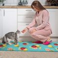 thumbnail image 3 of Pioneer Flower Floral Print Pattern Kitchen Rugs Sets Of 2, Anti Fatigue Non Slip Washable Floor Mats for Kitchen Sink Laundry, 17X30 Inch + 17X47 Inch, 3 of 6