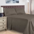 thumbnail image 2 of Superior 4-Piece 400 Thread Count Grey Egyptian Cotton Bed Sheets, California King, 2 of 8