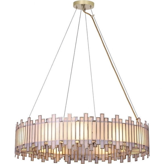 12 Light Chandelier in Contemporary Style-9 inches Tall and 37 inches Wide Bailey Street Home 79-Bel-5037454