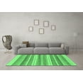 thumbnail image 3 of Ahgly Company Indoor Square Abstract Emerald Green Modern Area Rugs, 8' Square, 3 of 4