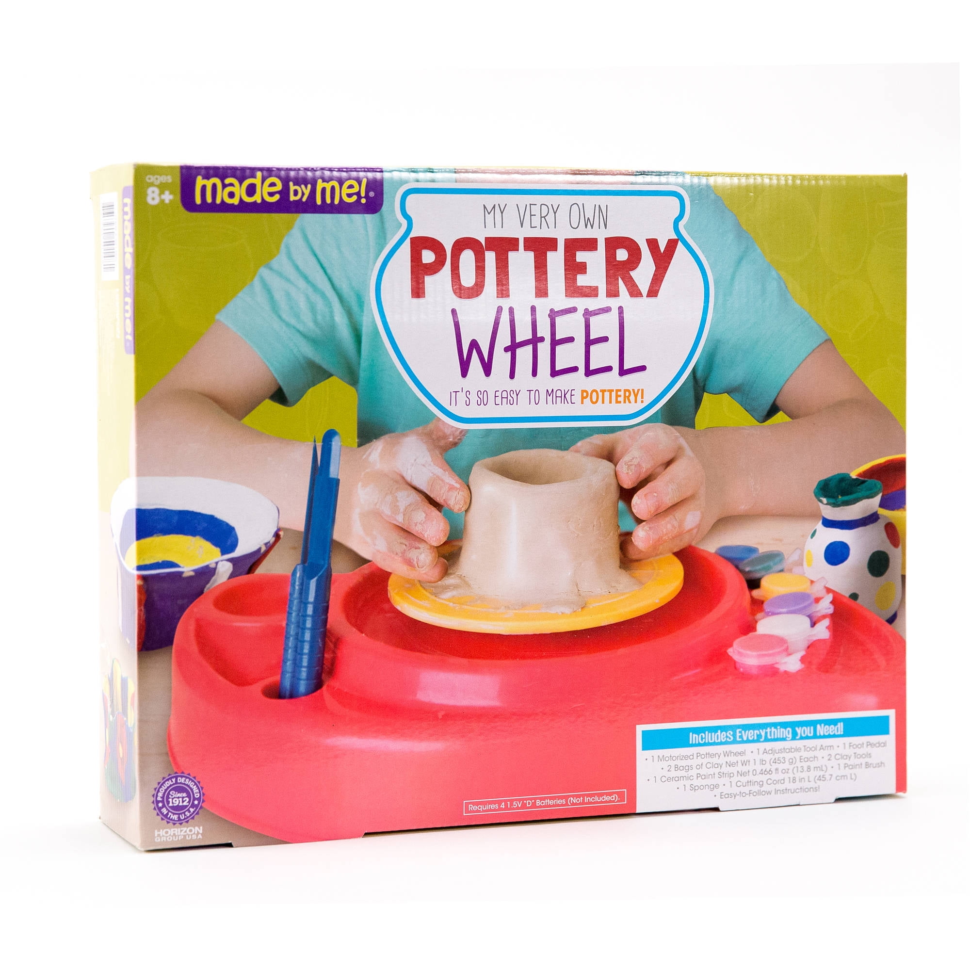 Horizon Group USA Electric Pottery Wheel & Clay Sculpting Kit, 1 Each 