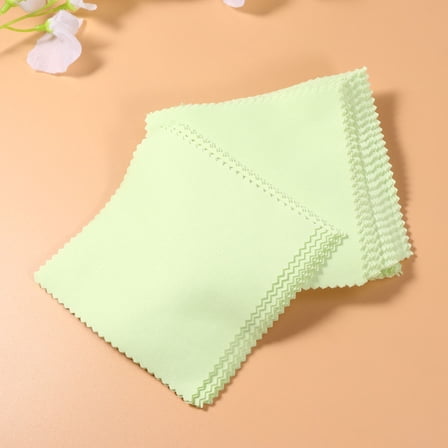 WRISTBIQUE Glasses Cleaning Wipes Microfiber Eyeglasses Cleaning Cloth Green 80Pcs