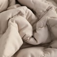 thumbnail image 5 of Ultra Soft Microfiber Down Alternative Toddler Comforter, Lightweight Machine Washable Crib Quilted Blanket, Khaki, 39" x 47", 5 of 5