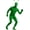 B, variant on Halloween Alien Cosplay Costume with Antenna Glasses,Alien Full Bodysuit,Extraterrestrial Jumpsuit Catsuit Costume