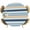 Sea blue, khaki, light blue, variant on Elastic Fitted Round Tablecloth, Teal Khaki Striped Waterproof Stretch Table Cover for 55"-60" Tables, Farmhouse Stripes Modern Abstract Art Washable Outdoor Tablecloths for Patio, Picnic, Camping