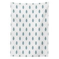 thumbnail image 3 of Ambesonne Hamsa Tablecloth Rectangular Table Cover, Bicolor Oriental Hand, 60"x84", Mustard White and Blue, 3 of 4
