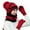 Wine Red-4PCS, variant on Womens Winter Warm Knit Beanie Hat Touchscreen Gloves Scarf Mask Set with Fleece Lined Skull Caps Neck Scarves