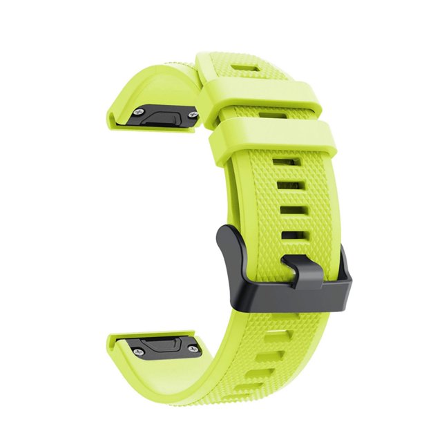 22MM Black Silicone Watch Strap Quick Release Stylish Durable Comfortable Universal For Watches