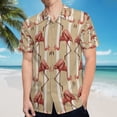 thumbnail image 5 of High Quality Hawaiian Shirts for Men Short Sleeve Aloha Beach Shirt Floral Summer Casual Button Down Shirts Blouses X4HUCA, 5 of 7