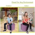 thumbnail image 3 of Majestic Home Goods Solid Indoor/Outdoor Ottoman Pouf Cube, 3 of 6