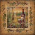 thumbnail image 2 of Vollherbst-Lane, Elaine 26x26 White Modern Wood Framed Museum Art Print Titled - Villa Tuscan II, 2 of 4