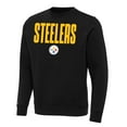 thumbnail image 2 of Men's Antigua  Black Pittsburgh Steelers Victory Sweatshirt, 2 of 3