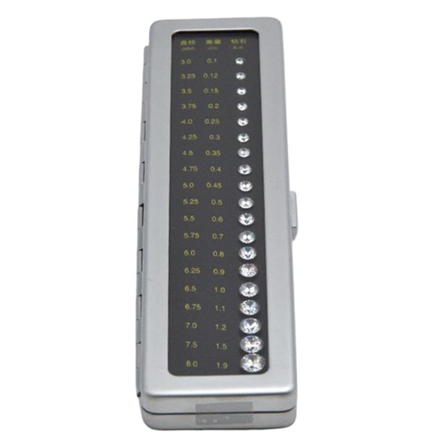 Escala De Color De Diamante Master Stones Master Stone Grading Set Plata Mate B Sunnimix Diamond Color Scale Master