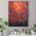 thumbnail image 4 of Qisvanset Wildflower Field Cat Canvas Print 12x16 Inch Study Room Decor, 4 of 8