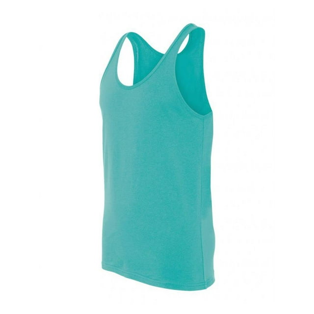 Unisex Jersey Tank - Teal - Medium