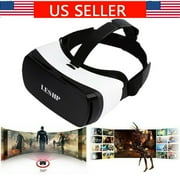 Bluetooth Virtual Reality VR Headset 3D Glasses for IOS Android Mobile Theater