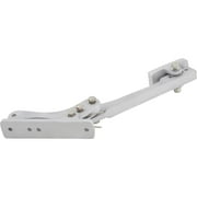 Speedway Motors Universal Cast Aluminum Accelerator Pedal, Adjustable Mount Holes, Non-Slip Diamond Pattern Pedal Pad, 4 Mount Holes, Includes Cable Clamp Sleeve