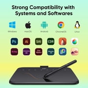 XPPen Deco 640 Drawing Tablet with 16384 Pressure Levels Pen,6x4 Inch OSU Drawing Pad,Graphic Tablet for E-Learning,Digital Drawing Pen Tablet for Mac/Windows/Chromebook