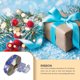 thumbnail image 2 of Inteprter 1 rollo de navidad de Navidad cinta portátil portátil recortable dimensionamiento de naves de Navidad fiestas para fiestas familiares Kits de decoración para fiestas Azul, 2 of 6