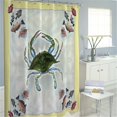 thumbnail image 1 of Blue Crab & Fish Shower Curtain, 1 of 1