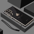 thumbnail image 2 of Funda de hoja de arce galvanizada para Samsung, S23 Ultra, S20, S21, S22, S23 Plus, S20 FE, S21 FE, Note 20 Ultra, S23Ultra, 5G, cubierta de silicona Fivean unisex, 2 of 2
