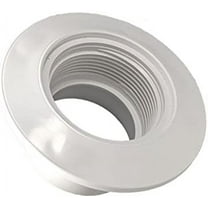 White Pool Wall Fitting, Actually Fits 1 1/2" FIP And 2" Insider