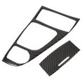 thumbnail image 2 of Gear  Panel Trim, 2pcs Gear  Panel Cover Real Carbon Fiber  For Decor Replacement For  Q50 Q60 2013-2019, 2 of 8