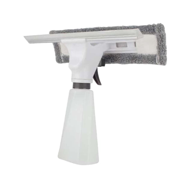 Limpiador de ventanas profesional que limpia y pulveriza eficazmente. Herramienta limpiadora de ventanas. blanco