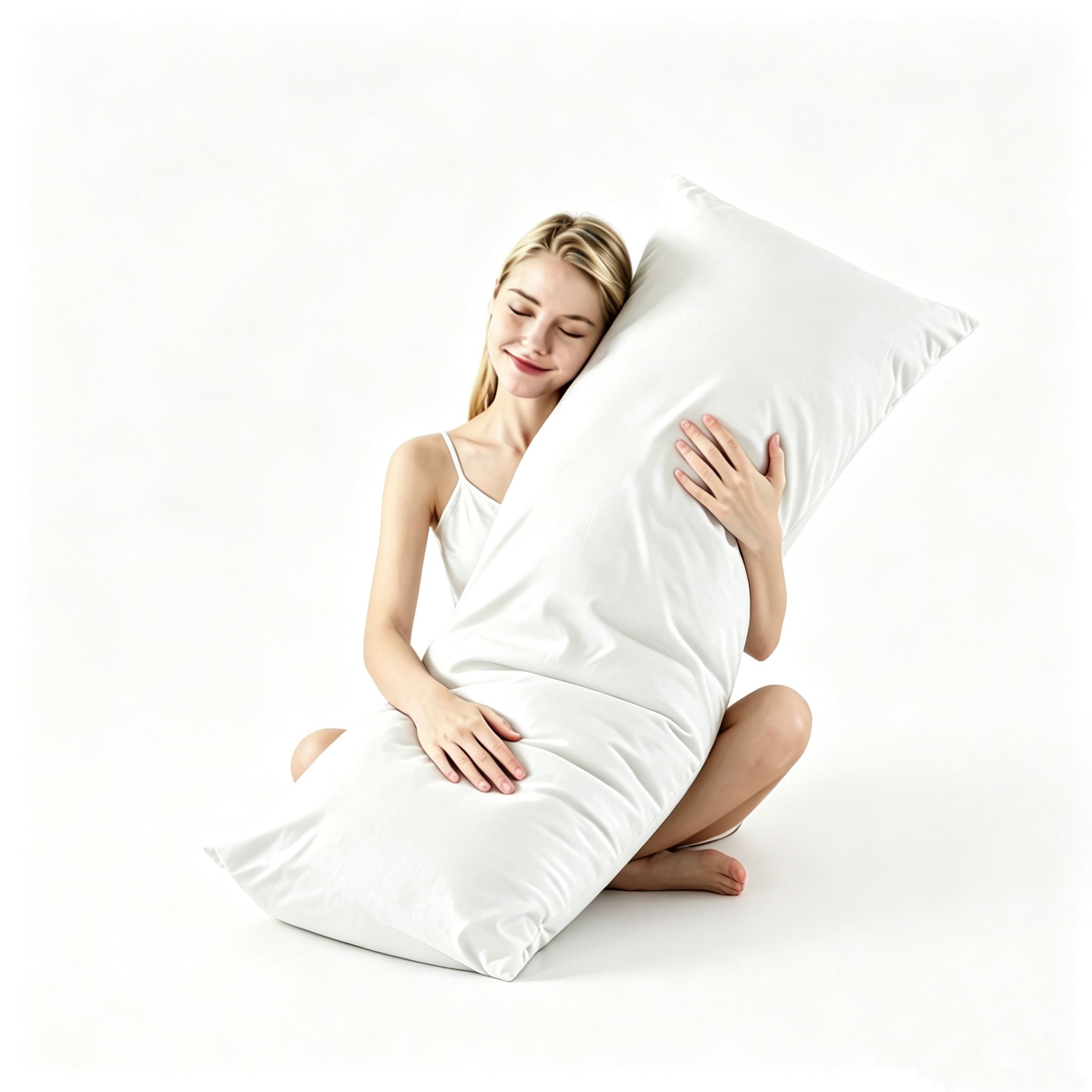 BedTreat Full Body Pillow Insert 20x54 White photo 1