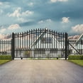 thumbnail image 3 of ALEKO Garden Yard Steel Single Sliding 14' Gate St. Louis Style with Gate Opener, 3 of 13