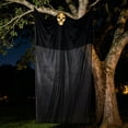 thumbnail image 3 of 10ft Tall Halloween Black Gauze Hanging Ghost Prop, Sound Activated Light Up Skull Ghost, Spooky Large Decor for Outdoor Indoor House Horror Party, 3 of 8