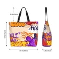 thumbnail image 5 of ZICANCN Abstract Art Creative Graffiti Tote Bag, Grocery Bags Reusable Shopping Bags with Handles Durable Foldable Washable for Women Men, 5 of 8