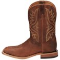 thumbnail image 3 of Tony Lama Men's Worn Goat Leather Americana Western Boot Broad Square Toe Tan 9 D(M) US, 3 of 5