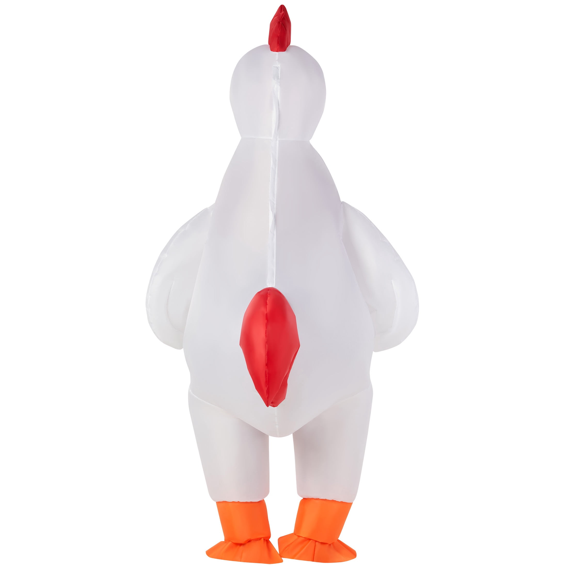 Giant Chicken Inflatable Halloween Costume for Adults, Adult Size S-XL (28-42), by Morph Suits